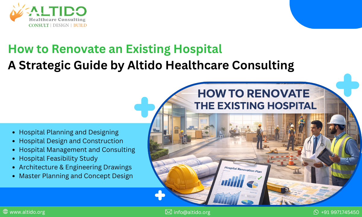How to Renovate an Existing Hospital A Strategic Guide by Altido Healthcare Consulting