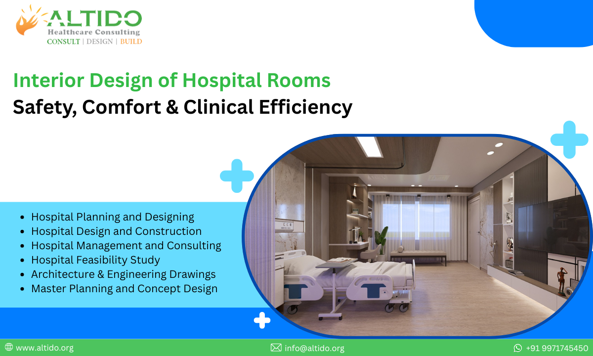 Interior Design of Hospital Rooms Safety, Comfort & Clinical Efficiency