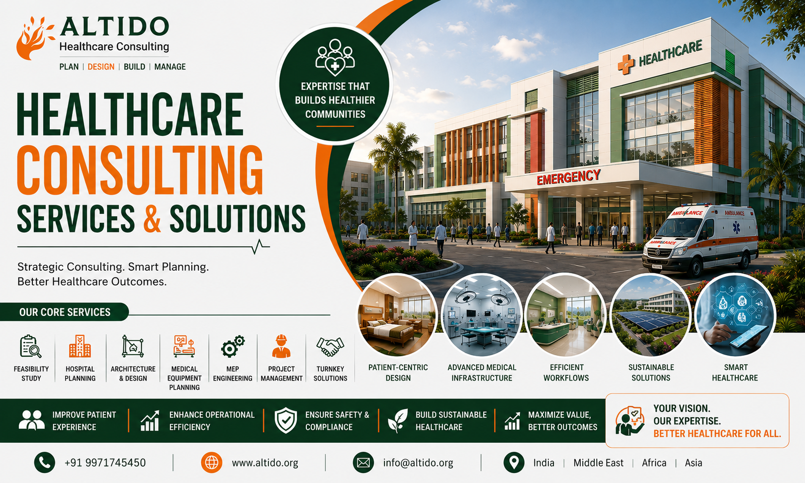 Healthcare Consulting Services & Solutions: Transforming Healthcare Infrastructure for Better Outcomes