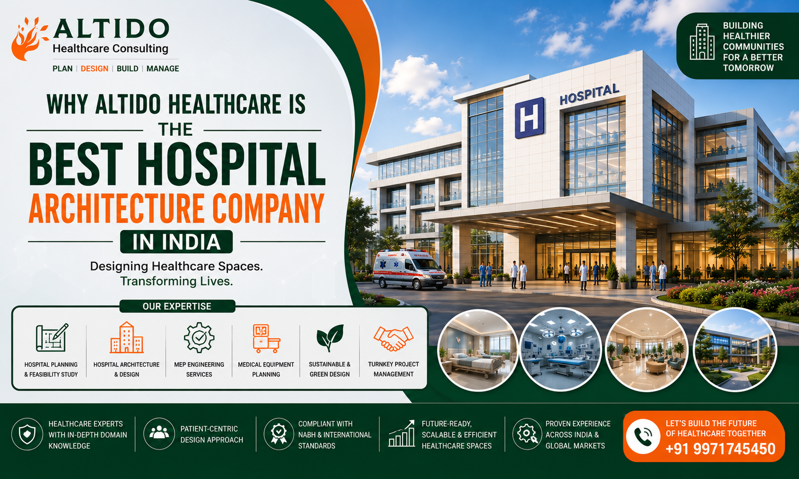 Why Altido Healthcare is One of the Best Hospital Architecture Companies in India