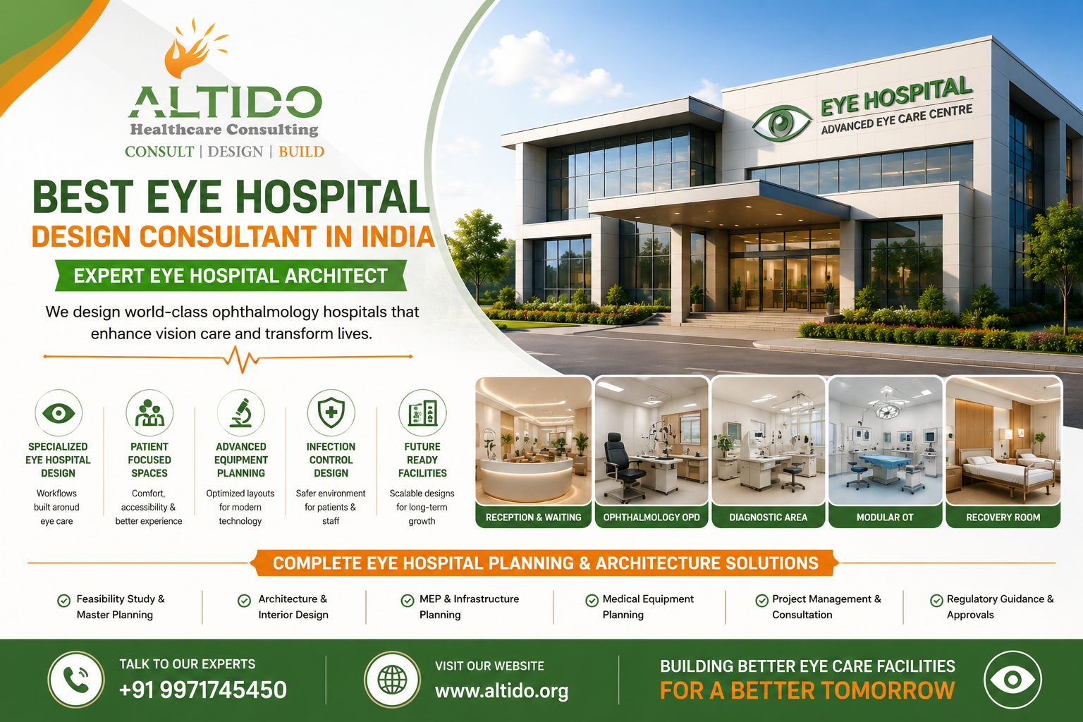 Best Eye Hospital Design Consultant in India | Expert Eye Hospital Architect