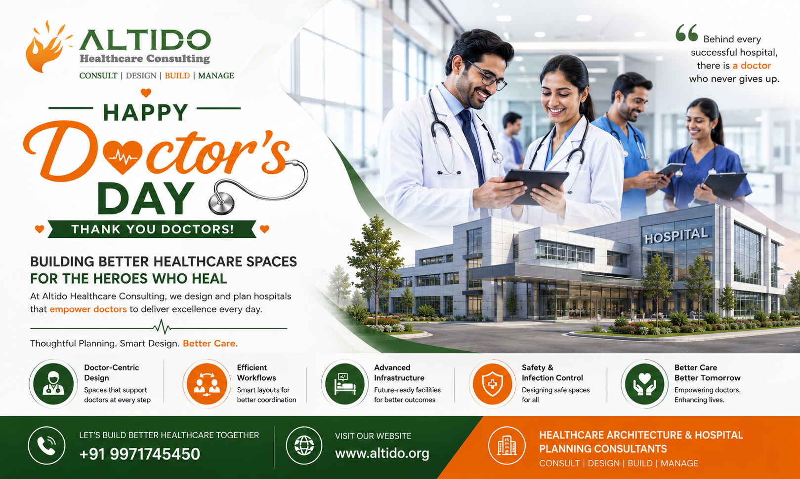 Happy Doctor's Day Building Better Healthcare Spaces for the Heroes Who Heal