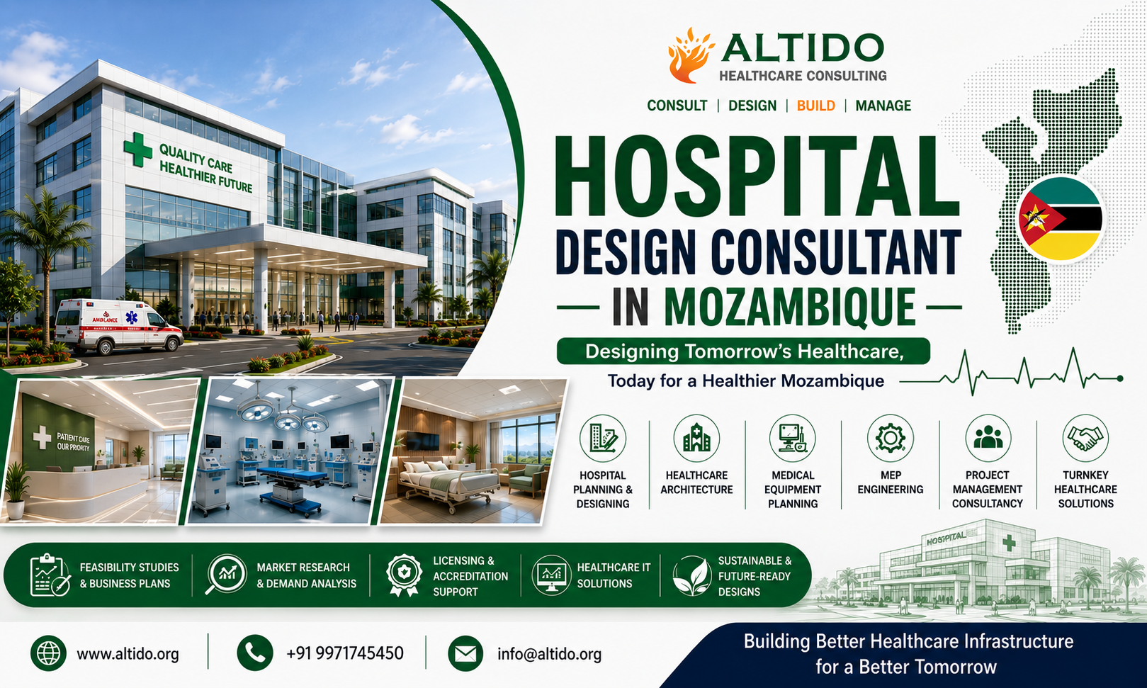 Hospital Design Consultant in Mozambique: Building Modern and Future-Ready Healthcare Facilities