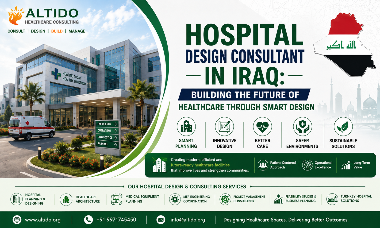 Hospital Design Consultant in Iraq: Building the Future of Healthcare Through Smart Design