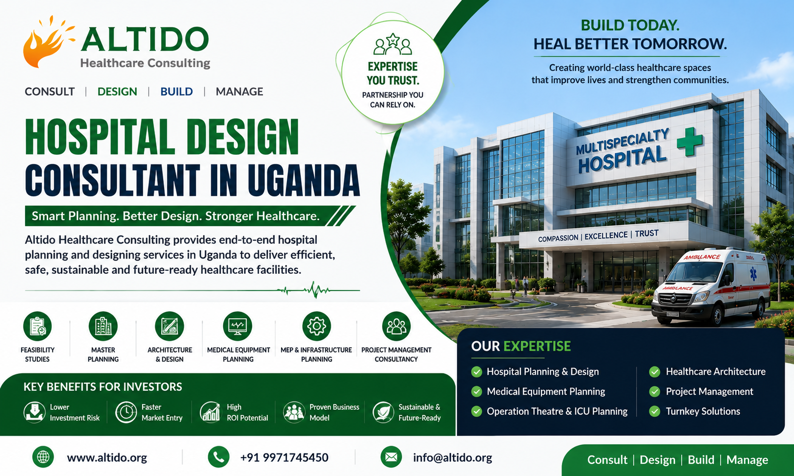 Hospital Design Consultant in Uganda: Creating Modern, Efficient & Future-Ready Healthcare Facilities