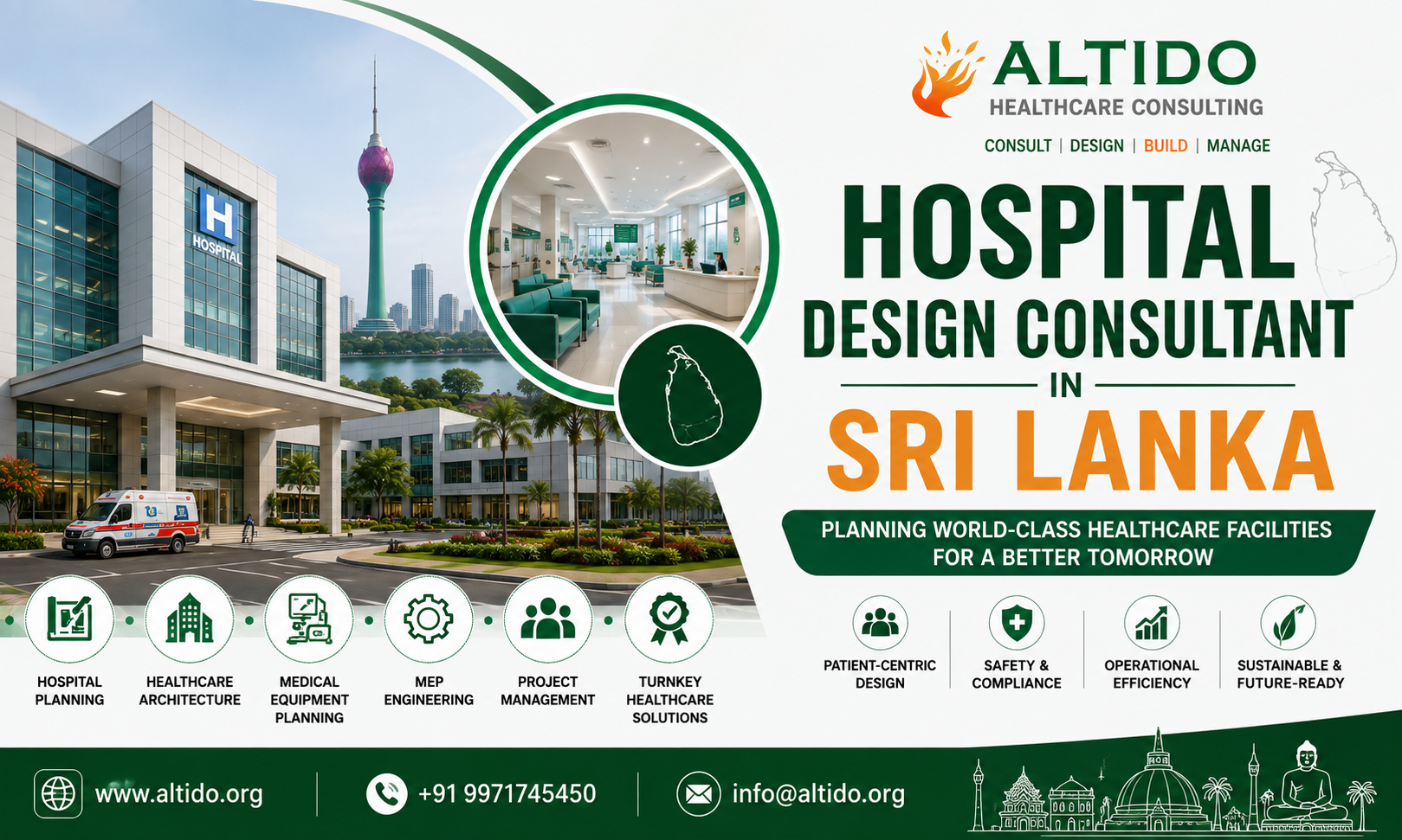 Hospital Design Consultant in Sri Lanka: Building Modern Healthcare Infrastructure for a Healthier Future