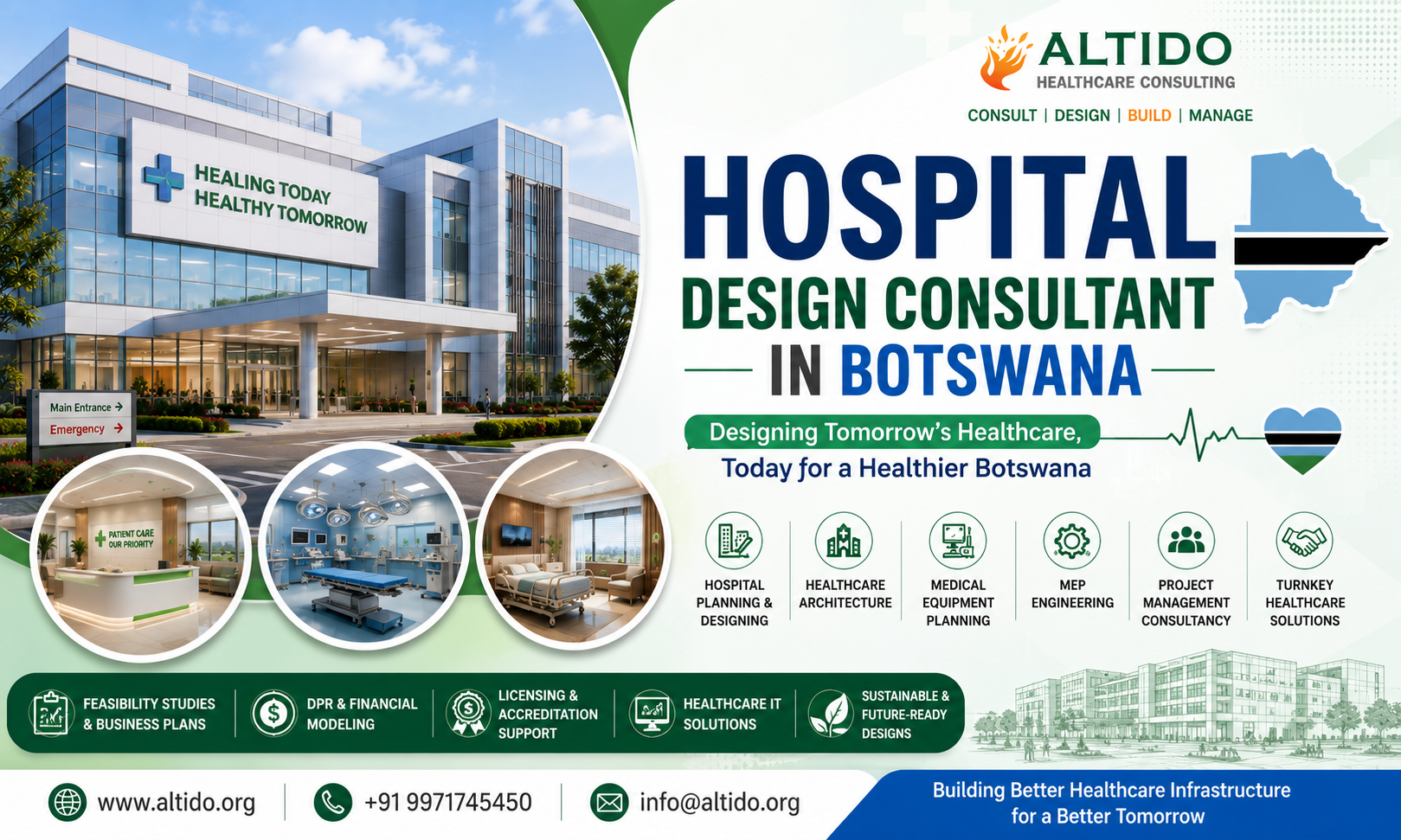 Hospital Design Consultant in Botswana: Planning Modern, Efficient & Future-Ready Healthcare Facilities