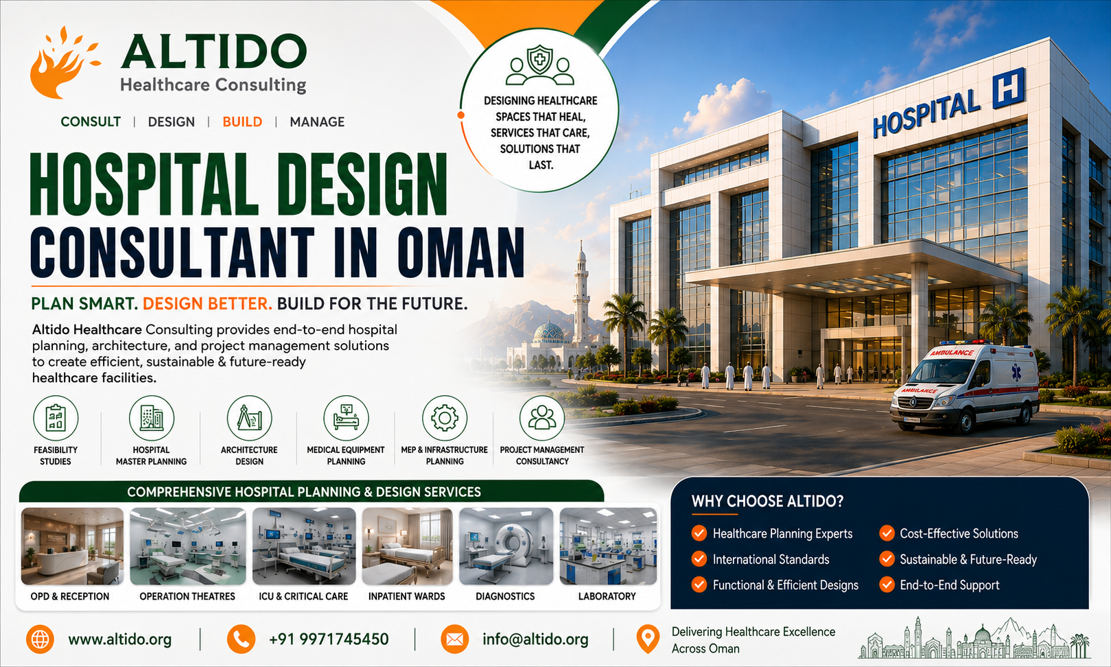 Hospital Design Consultant in Oman: Planning Modern and Future-Ready Healthcare Facilities
