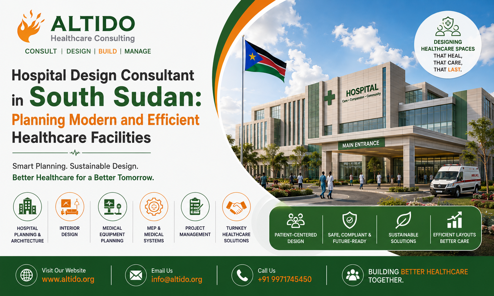 Hospital Design Consultant in South Sudan: Planning Modern and Efficient Healthcare Facilities