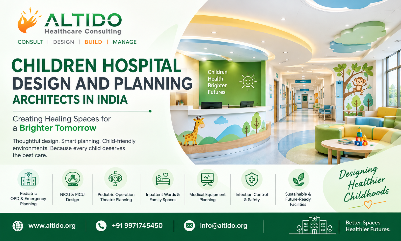 Children Hospital Design and Planning Architects in India